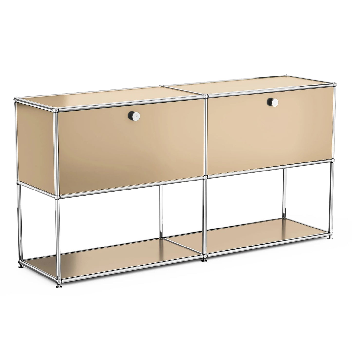 Modern TV Stand Storage File Cabinet With Metal Frame for Living Room Bedroom Office Book Shelf Bedside Table