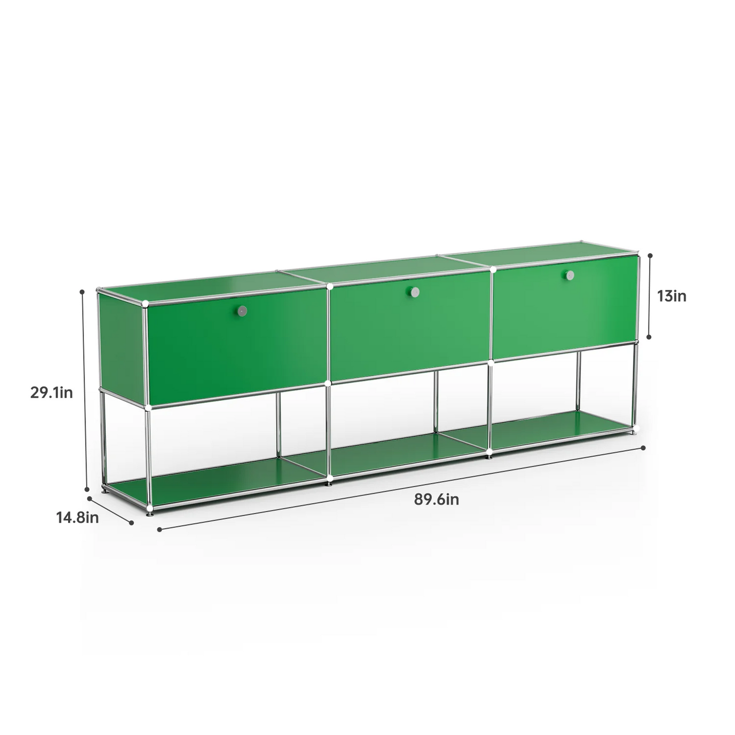 Modern Storage Cabinet Versatile Free-Standing Organizer for Living Room Bedroom and Home Office Bookshelf