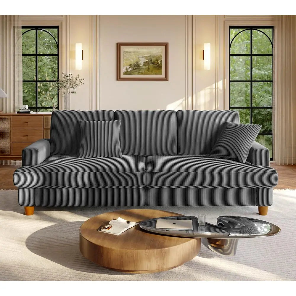 XMSJ Loveseat Sofa With Extra Thick Cushion Living Room Comfort
