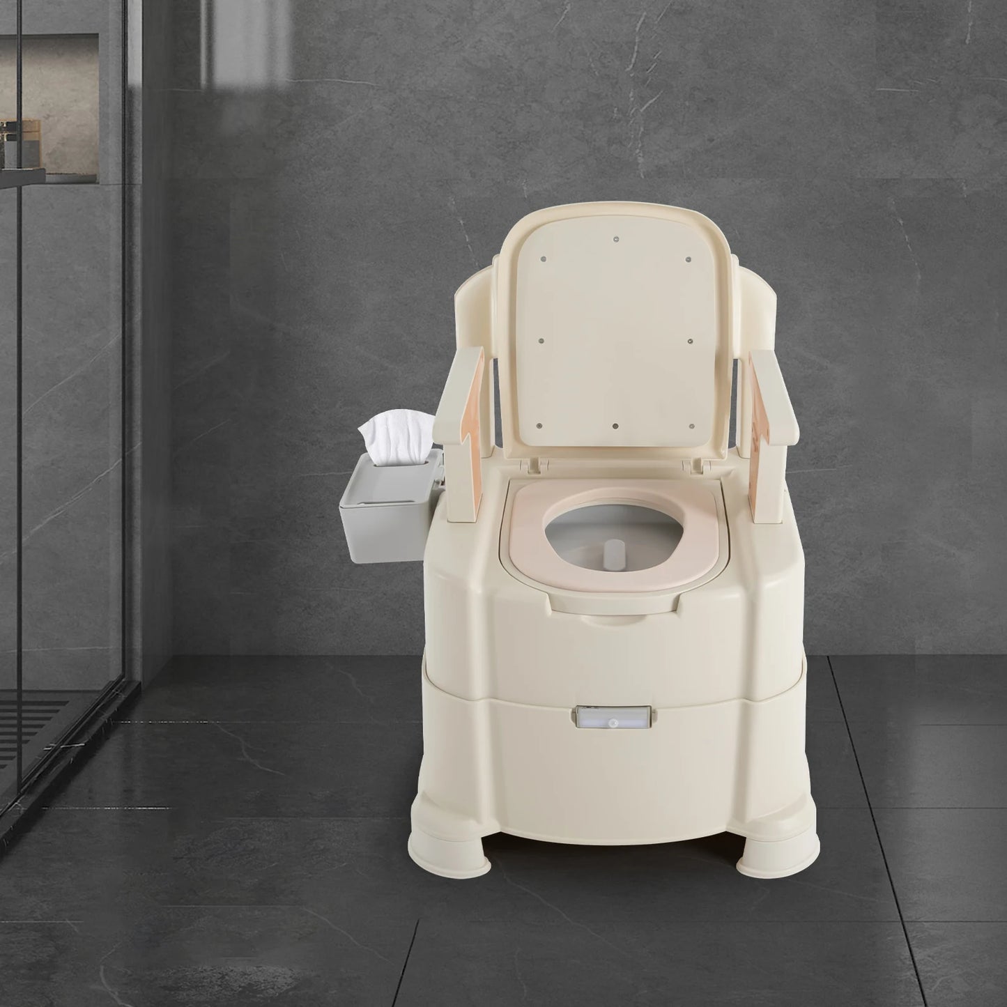 Toilet With Sensor Night Light Portable Bedside 200kg