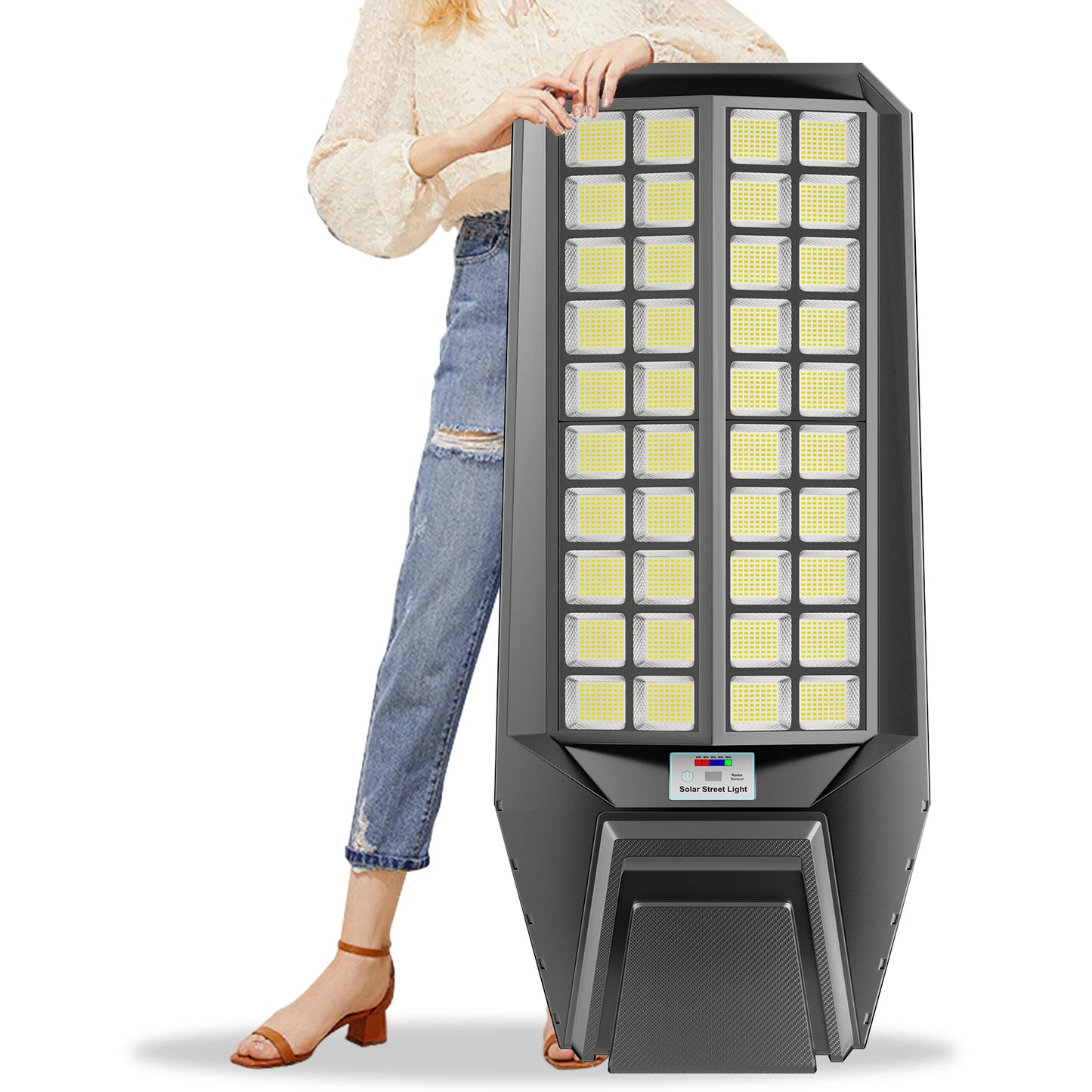 8000W Outdoor Solar Street Light With Motion Sensor IP65 Waterproof