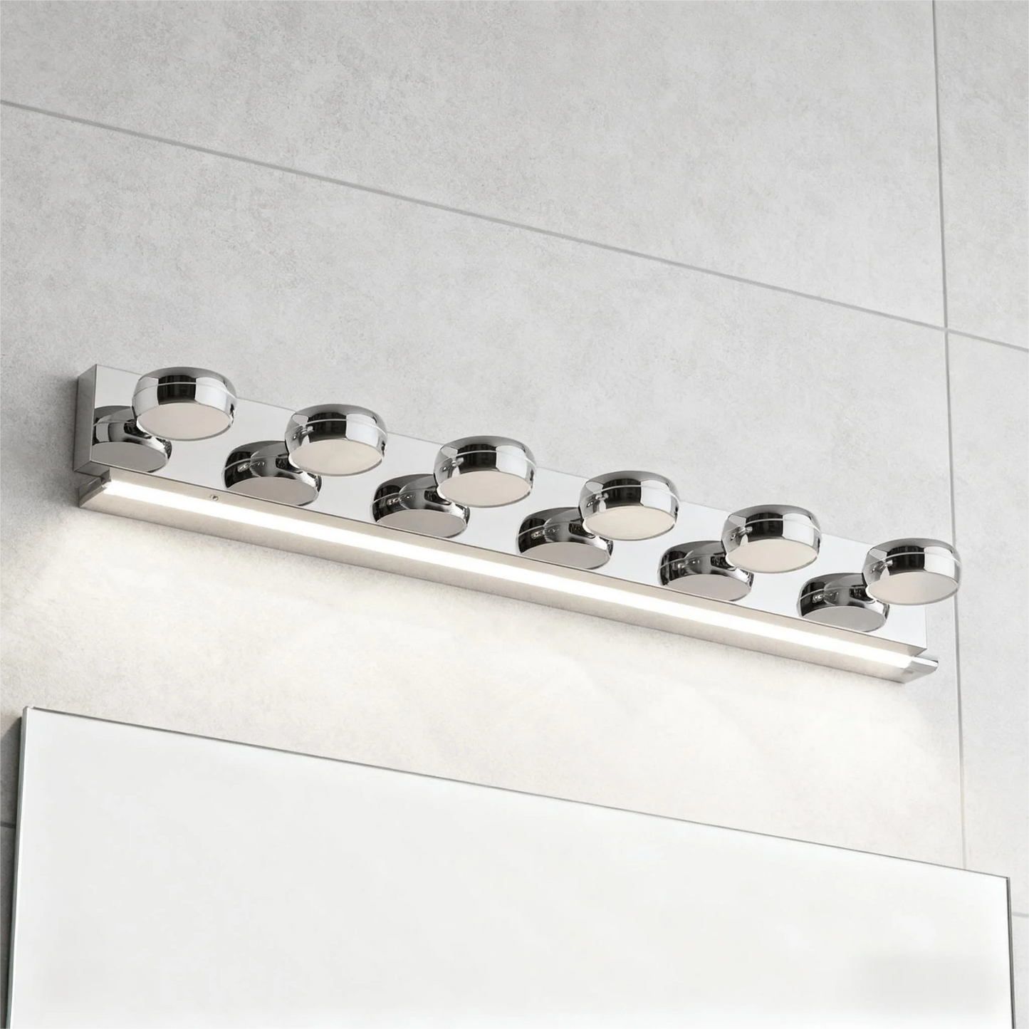 ARLGSITE LED Bathroom Vanity Light Fixture Over Mirror Dimmable 3 To 6 Light