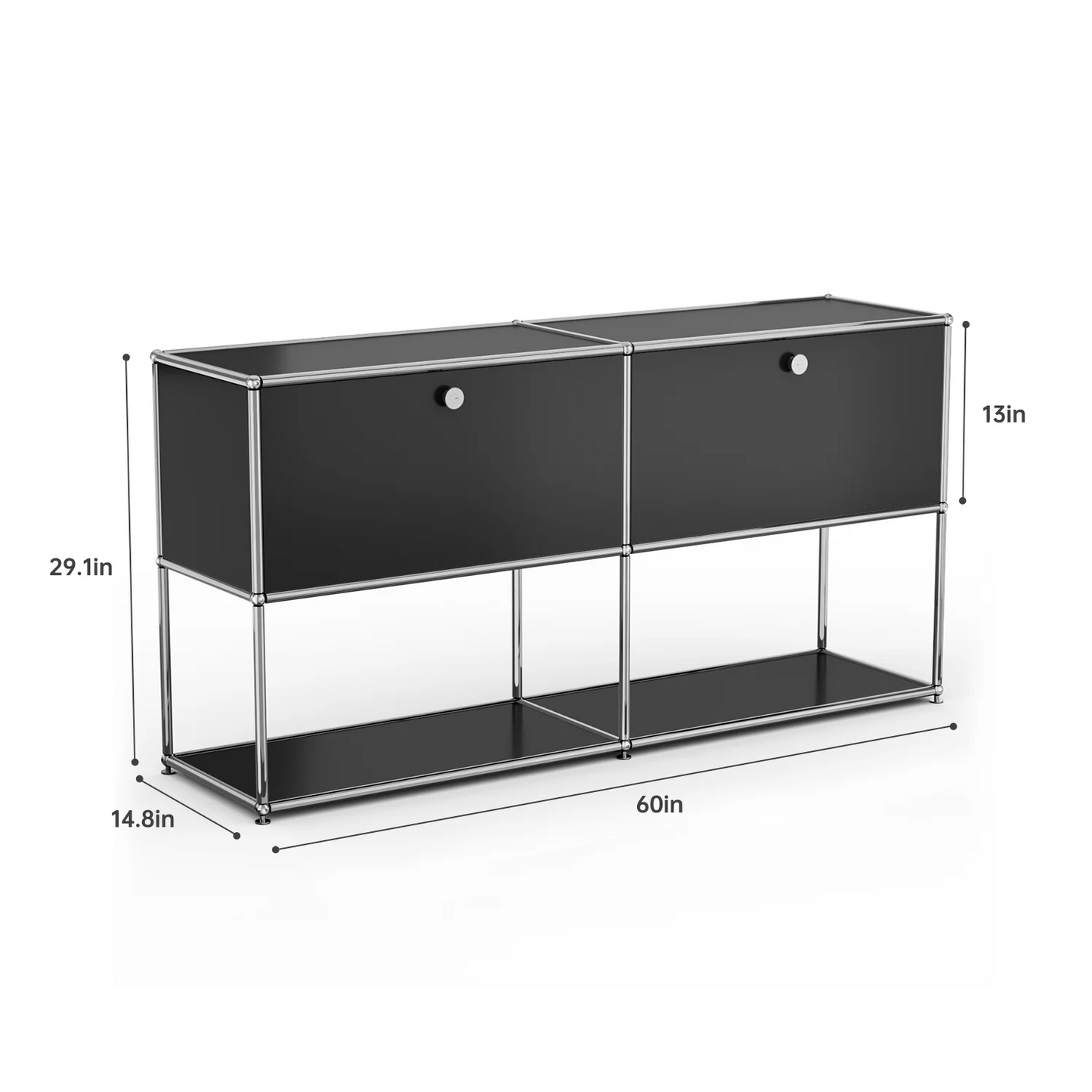 Modern TV Stand Storage File Cabinet With Metal Frame for Living Room Bedroom Office Book Shelf Bedside Table