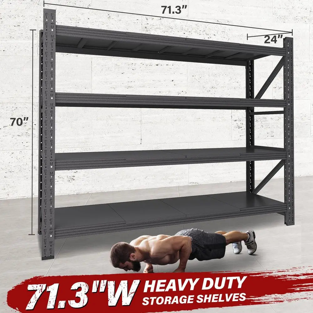 Heavy Duty Garage Shelving Units 5000LBS Deep Storage Racks