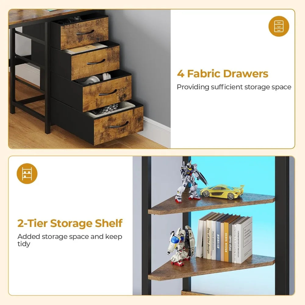 Twin Over Full Bunk Bed Desk Lights And Charge Station