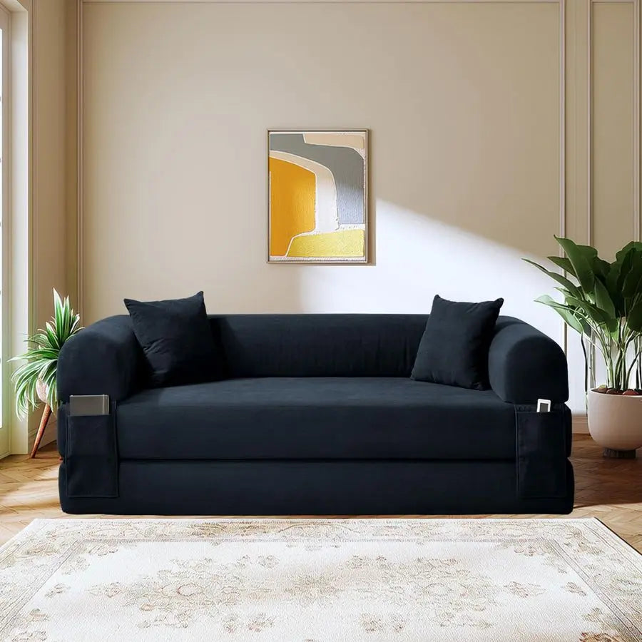 MBVM Convertible Sofa Bed Couch For Living Room With Storage